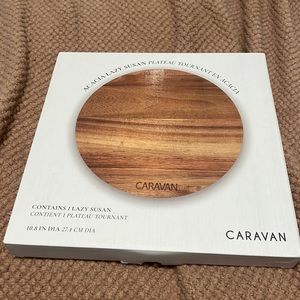 Wooden Lazy Susan 10.8 Inch DIA 27.4 CM